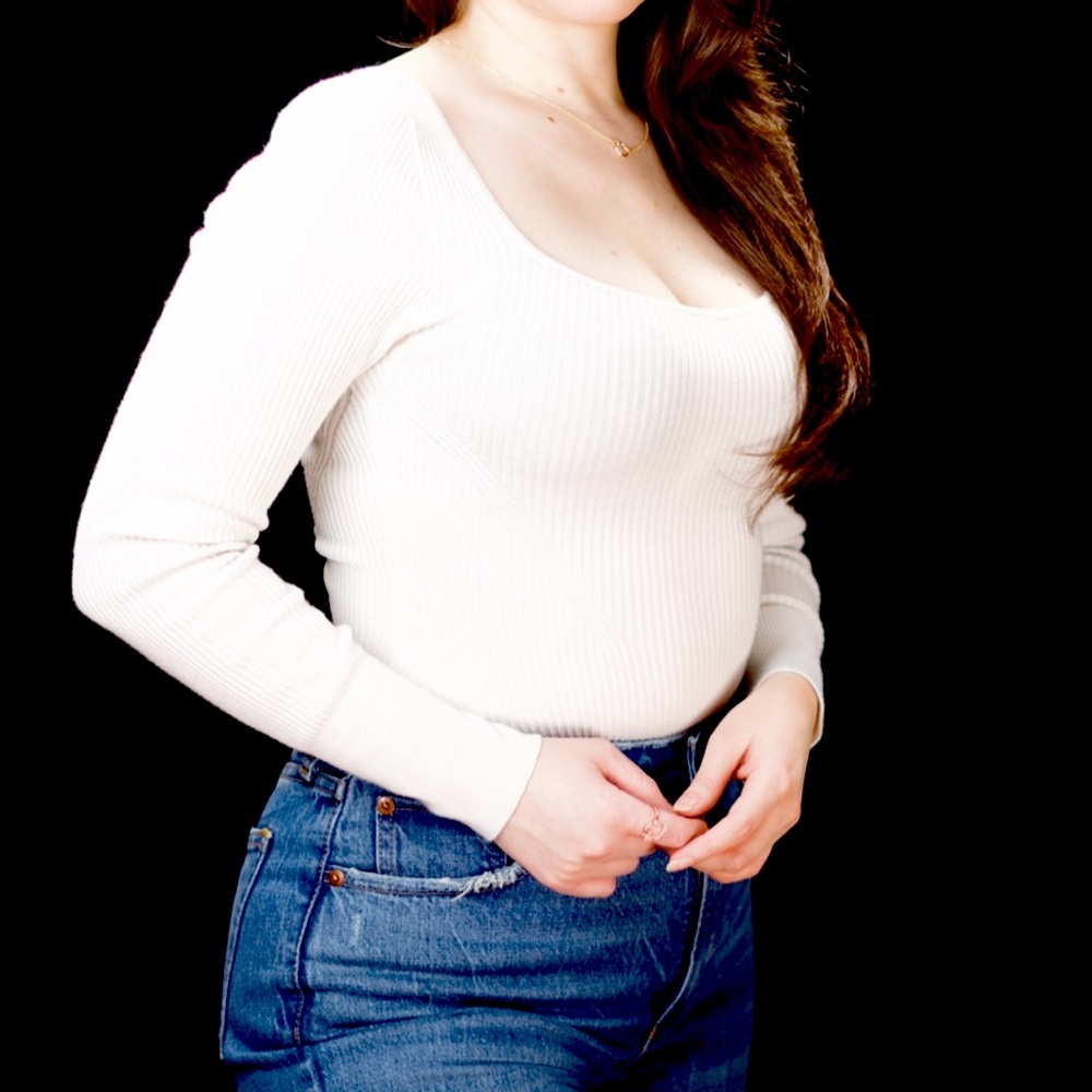 Cream bodysuit